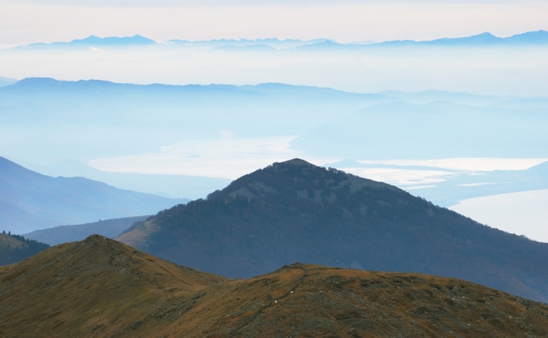 Pelister a view towards Mikri Prespa the island Agios Achilleos in the background by Martinov Martin - 3rd prize