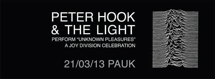 UNKNOWN PLEASURES – A JOY DIVISION CELEBRATION FROM PETER HOOK